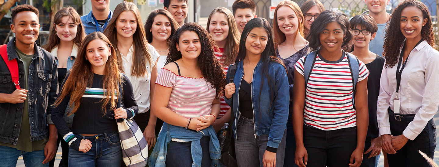 Diverse, hopeful students